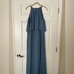 Blue David’s Bridal Bridesmaids Dress - Size 14